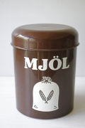 北欧ヴィンテージ/プラスティック保存容器/Mjol/小麦粉/SOLD OUT