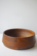 北欧ヴィンテージ/チークボウル/寄木造り