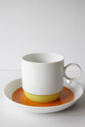 ドイツヴィンテージ/ローゼンタール/カップ＆ソーサー/オレンジ×ピスタチオグリーン/SOLD OUT