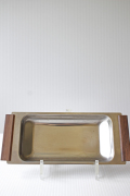 北欧ヴィンテージ/ステンレストレイ（23.5×9.5cm）
