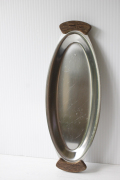 北欧ヴィンテージ/ステンレストレイ（14.5×9.5cm）/SOLD OUT