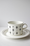 北欧ヴィンテージ/ARABIA（アラビア）/Kartano/ティーカップ＆ソーサー/No.1/SOLD OUT