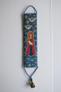 ミニサイズ【クリスマス】北欧ヴィンテージ/刺繍壁掛け/聖母マリア様と天使たち/SOLD OUT