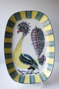 北欧ヴィンテージ/Alminia/Royal Copenhagen/テネラ/楕円大皿/クジャク/SOLD OUT