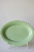 北欧ヴィンテージ/Royal Copenhagen /オーバルプレート/Ursula/ウワスラ/ミントグリーン/SOLD OUT