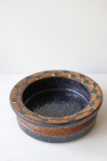 北欧ヴィンテージ/Soholm（スーホルム）/丸皿/ブルー水玉/SOLD OUT
