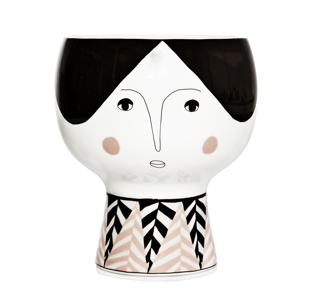 再入荷！北欧デザイン/Flower me happy/花瓶＆鉢カバー/ALBA