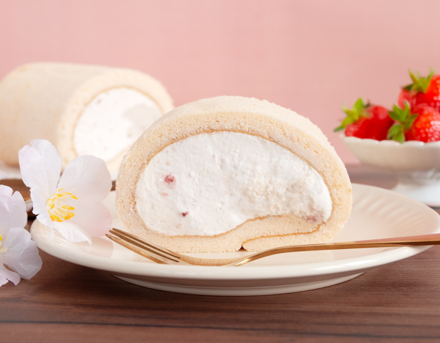 米粉のやぎミルクロール-いちご-