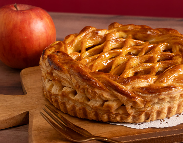 やぎミルクのアップルパイ