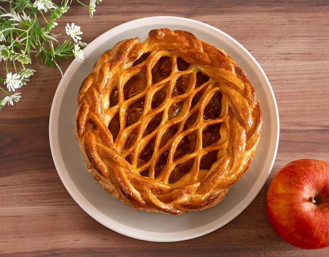 やぎミルクのアップルパイ
