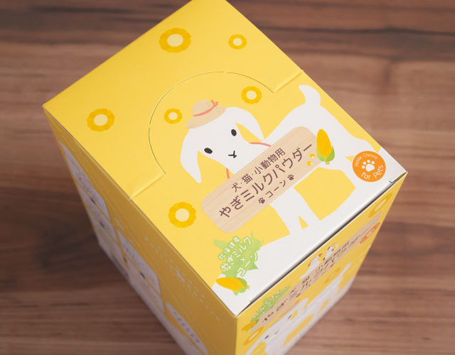 北海道産やぎミルクパウダー コーン（犬猫小動物用）200g