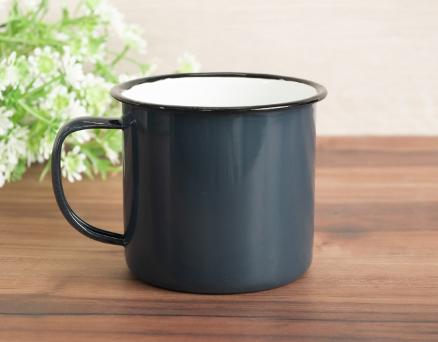 【ハイジコラボ】プティのホーローマグカップ 青