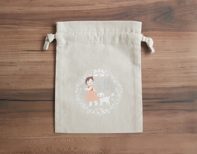 【ハイジコラボ】プティのコットンフリル巾着