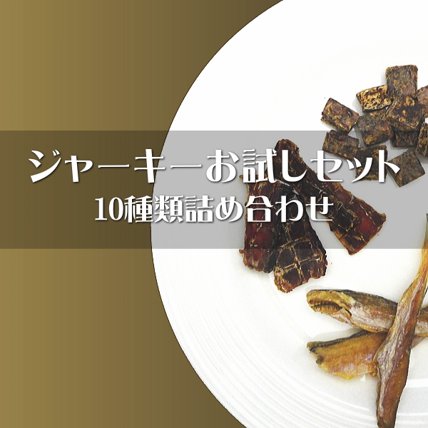 ジャーキーお試しセット　│　ペットロジー　犬のおやつ