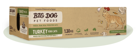 猫用ビッグドッグ・冷凍生食【ターキー】[12枚入パック]　鳥インフルエンザにより在庫切れ