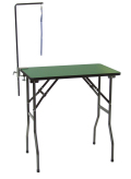 【天板の色・フレームの色が選べます】【グルーミングテーブル】折り畳み式 スタンダード　（万力式アーム棒セット　Ｓ　ナイロンハンドラー付）