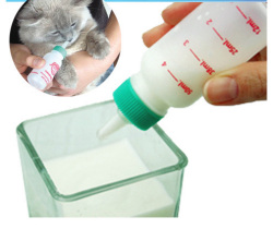 【犬猫用哺乳器】オールペット用ミルクボトルナーサーキット50ml【スペア乳首掃除ブラシ付き】