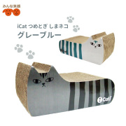 iCatつめとぎしまネコグレーブルー【猫爪とぎ】