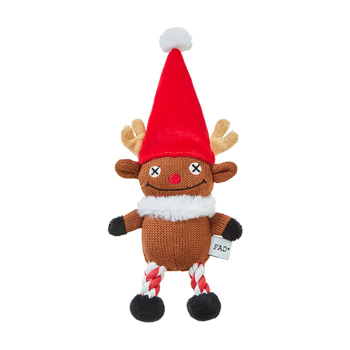 FAD+　プラッシュトイ・ウィズロープ　トナカイ/M