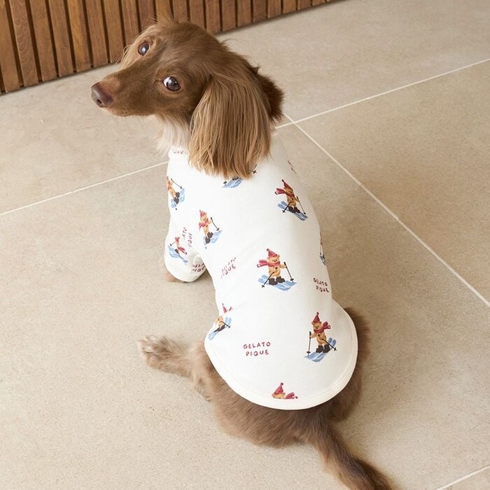 gelato pique スキーベア柄カットソー Pets-first ONLINESTORE