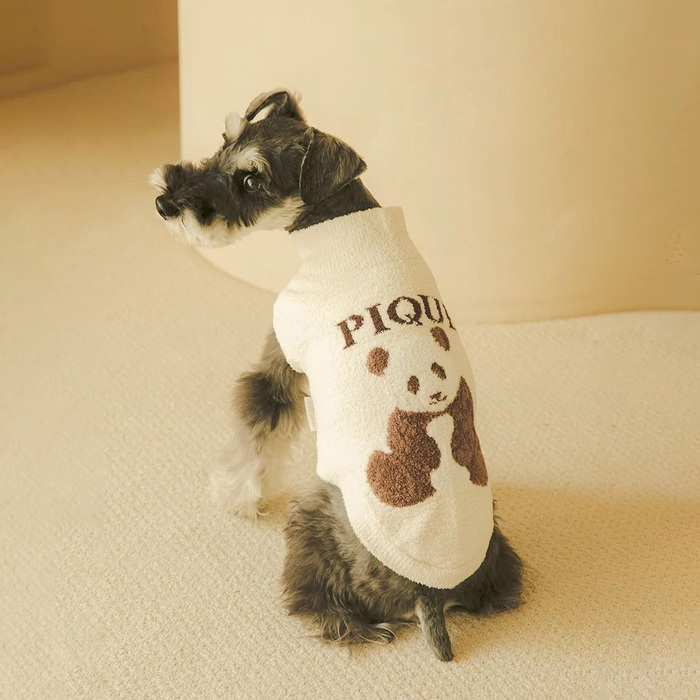 gelato pique パンダジャガードハイネックプルオーバー/オフホワイト