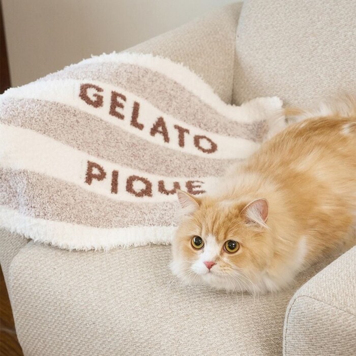 gelato pique ジェラートメランジ2ボーダーブランケット Pets-first