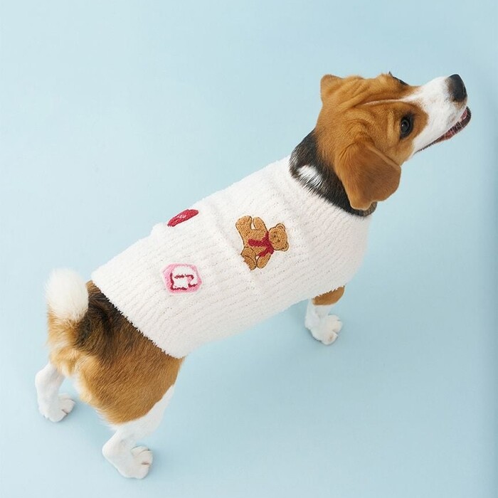 gelato pique　ベビモコベアサガラ刺繍プルオーバー