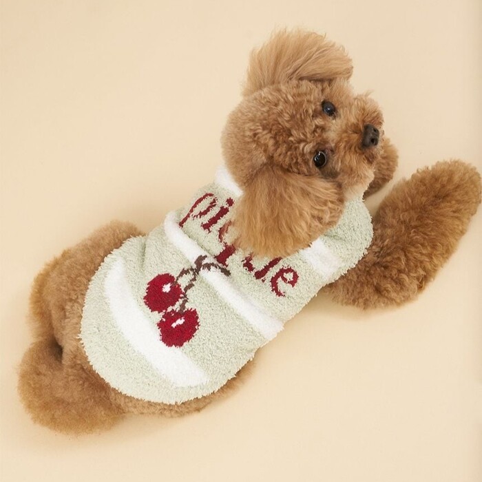 gelato pique　ベビモコチェリージャガードニット