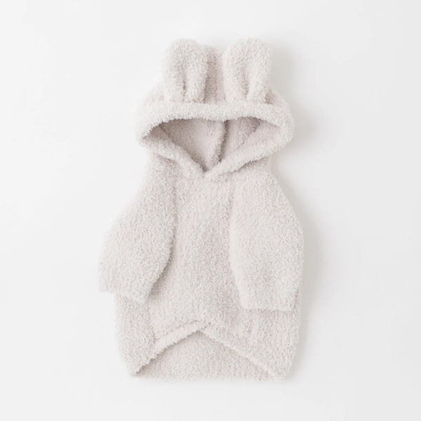 moncheri うさぎ耳ふわもこパーカーIVORY Pets-first ONLINESTORE