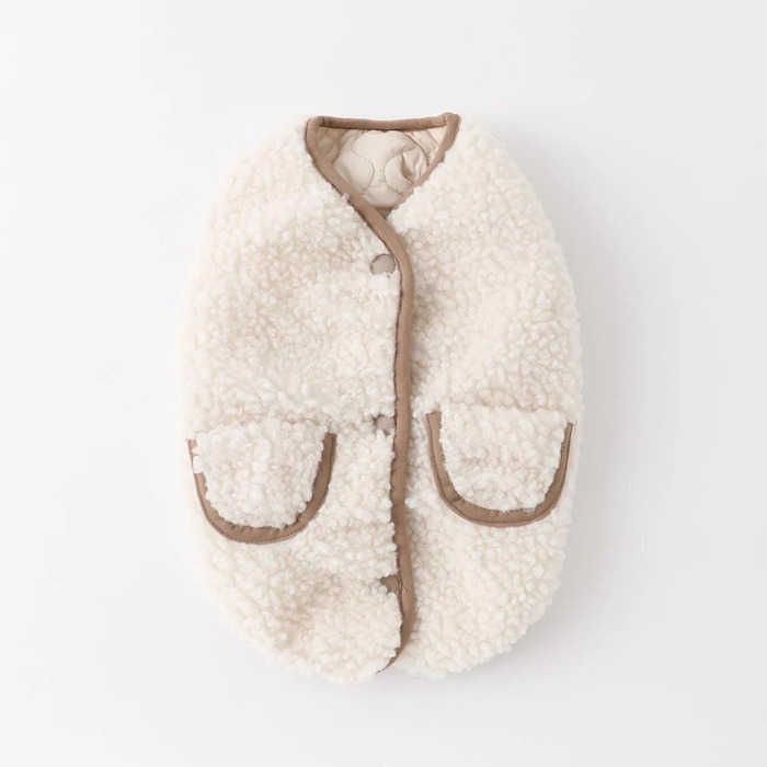 moncheri リバーシブルボアキルティングジャケット