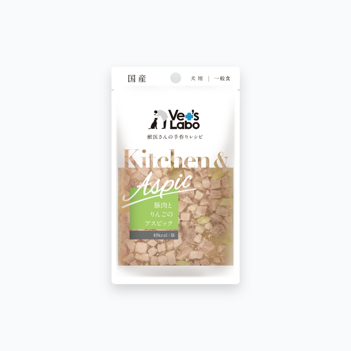 Kitchen&Aspic  豚肉とりんごのアスピック（犬用）