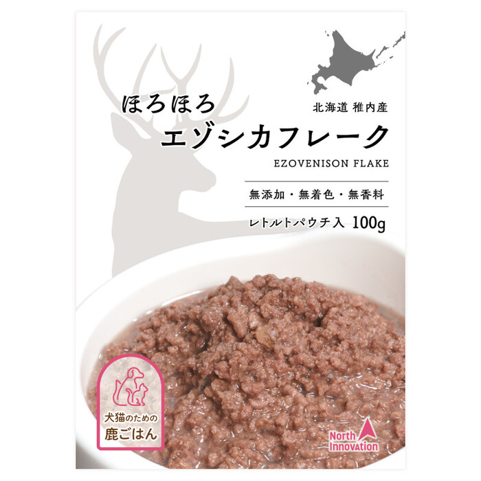 North Innovation】ほろほろエゾシカフレーク Pets-first ONLINESTORE