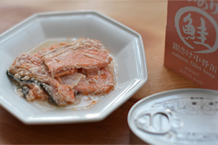 【日本のみのり】銀さけ中骨缶