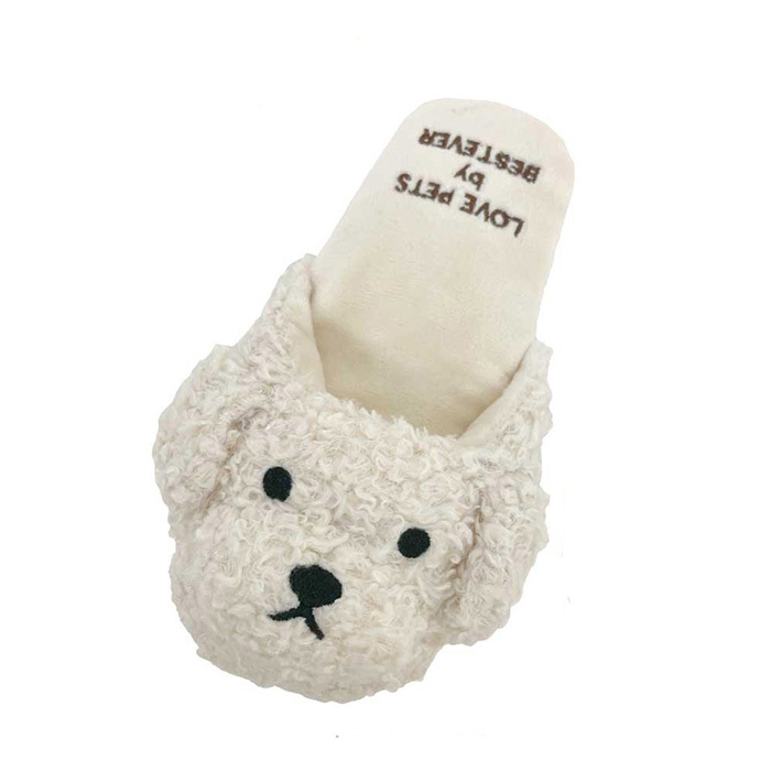 スリッパトイ トイプードル/ホワイト Pets-first ONLINESTORE