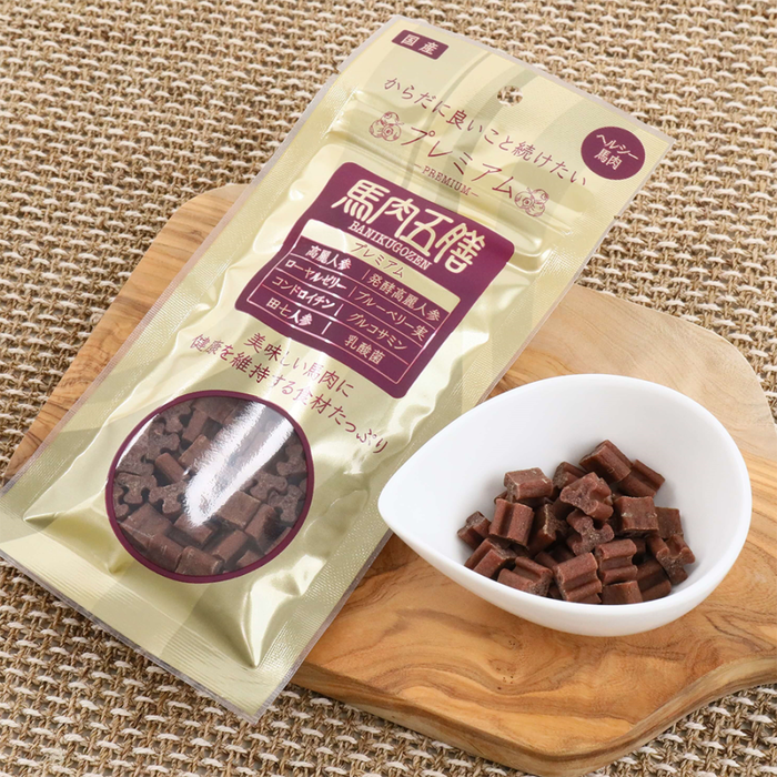 4袋セット 馬肉五膳 シニア 200g 馬肉五膳シニア（シニア犬向き） - オリエント商会【公式