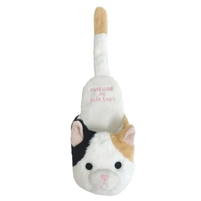 スリッパトイ　三毛猫