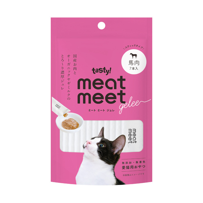 tasty! meat meet gelee 馬肉 (猫用) 7本入り