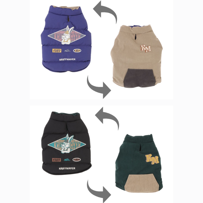 【クリフメイヤー】ひっくり中綿ベスト　☆アウトレット