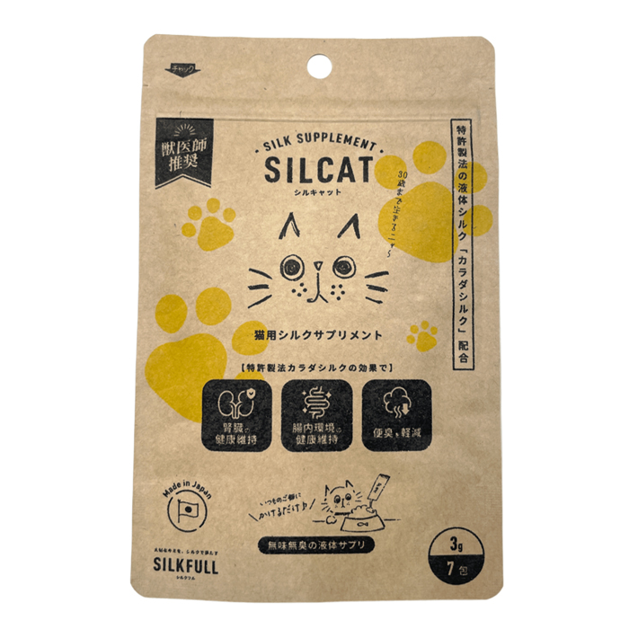 【SILKFULL】SILCAT猫用液体サプリメント　＜猫用＞　3g×7包