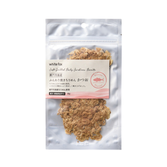 【ホワイトフォックス】瀬戸内海産　ふんわり焼きちりめん　かつお　8g