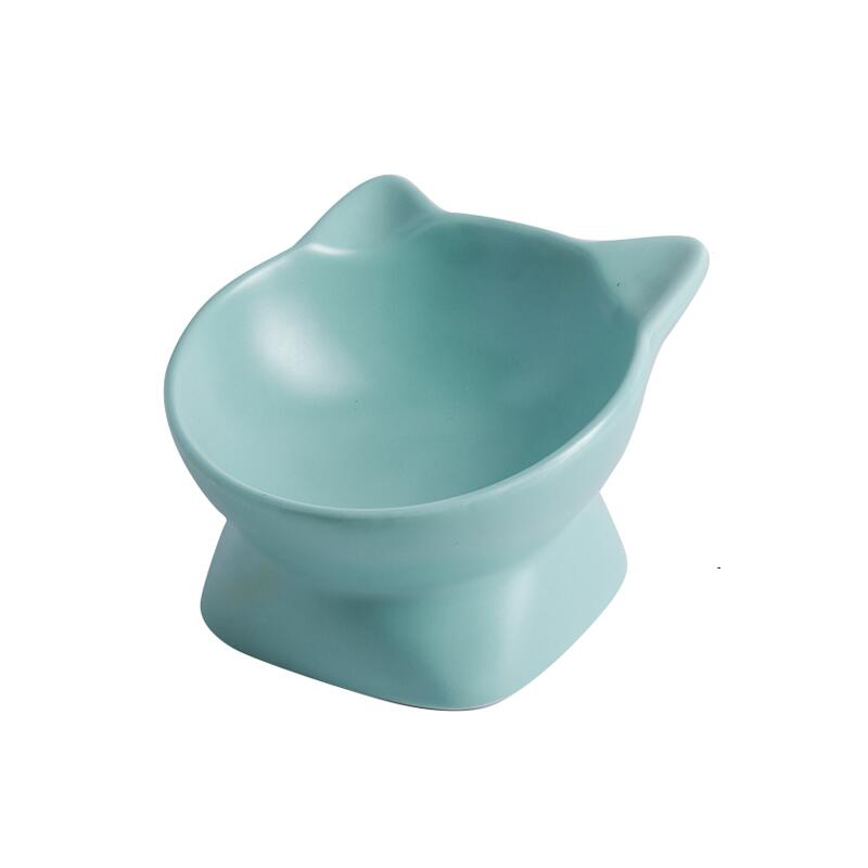 Petifam 猫型フードボウル ロー