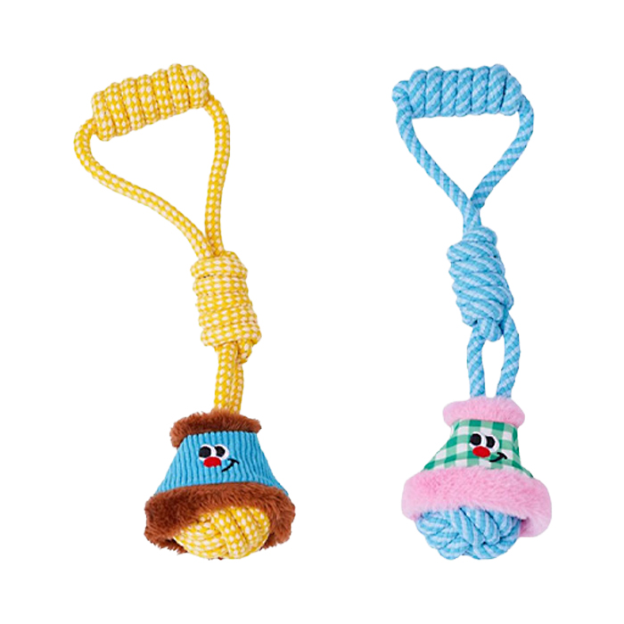 【zeze】DOG ROPE TOY Handle Ball