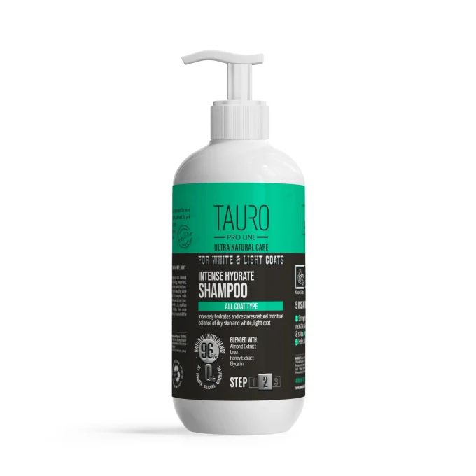 TAURO  PRO LINE  ホワイト保湿シャンプー（白い被毛の犬猫用） 400ml