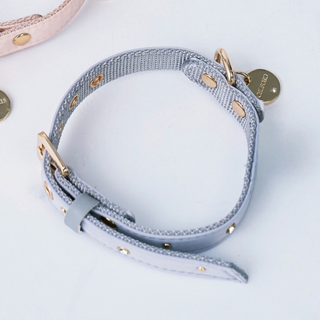 【CELFORD　DOG&CAT】【リュタン】ビジュースタッズ小型犬首輪