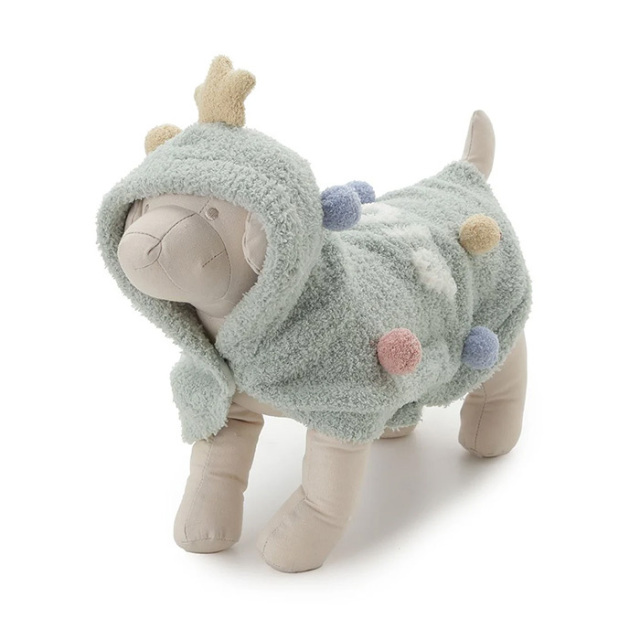 ★GELATO PIQUE 　ベビモコ ビスケット柄トップス★【クリスマス価格】 gelato pique ベビモコケープ(サンタクロース) Pets-first ONLINESTORE