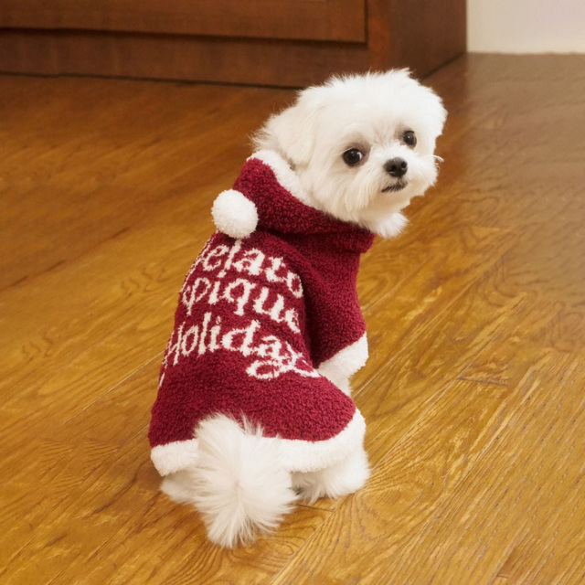 【セット売り】2025 ジェラピケ ベビモコサンタケープ S / トナカイ M gelato pique ベビモコサンタケープ ☆ Pets-first ONLINESTORE