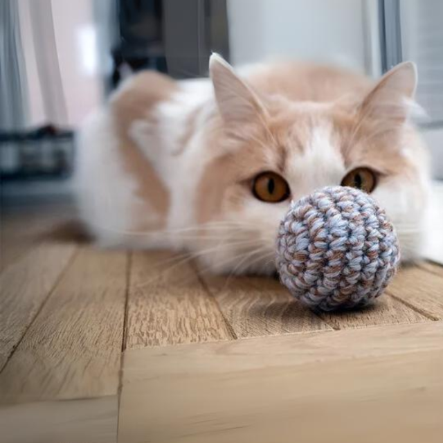 necono　ボールのおもちゃ メロディー 鈴入りニットボール