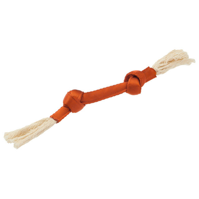 TOM'S PET SUPPLIES コットンロープリードレザーハンドルベージュ