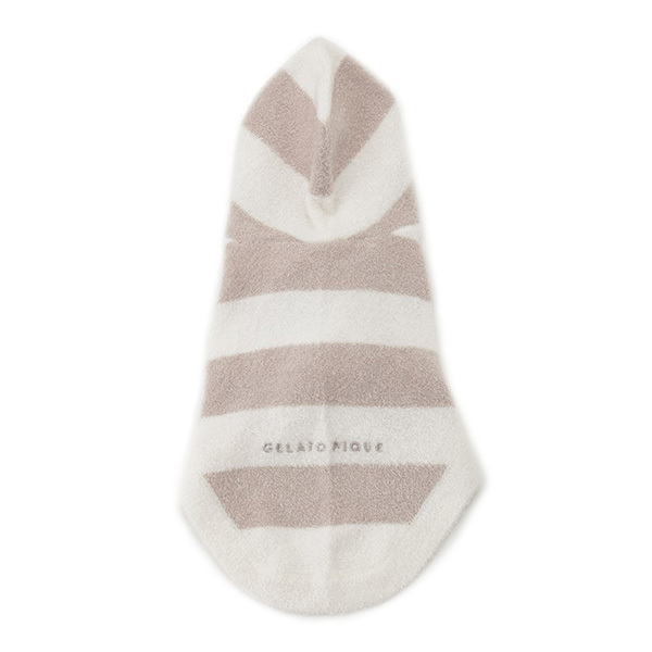 gelato pique スムーズィー2ボーダーdogパーカ/ベージュ Pets-first