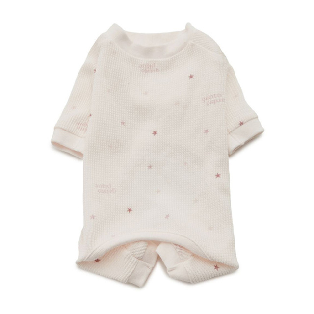 gelato pique スター柄ワッフルロンパース Pets-first ONLINESTORE